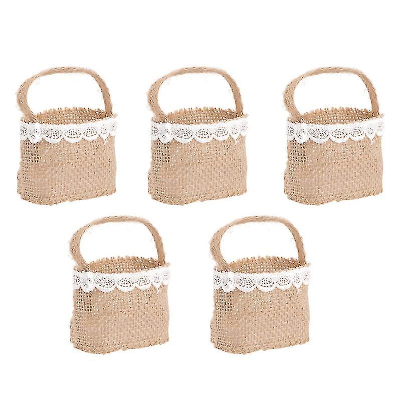 5 Stück Jute-süßigkeitentüten