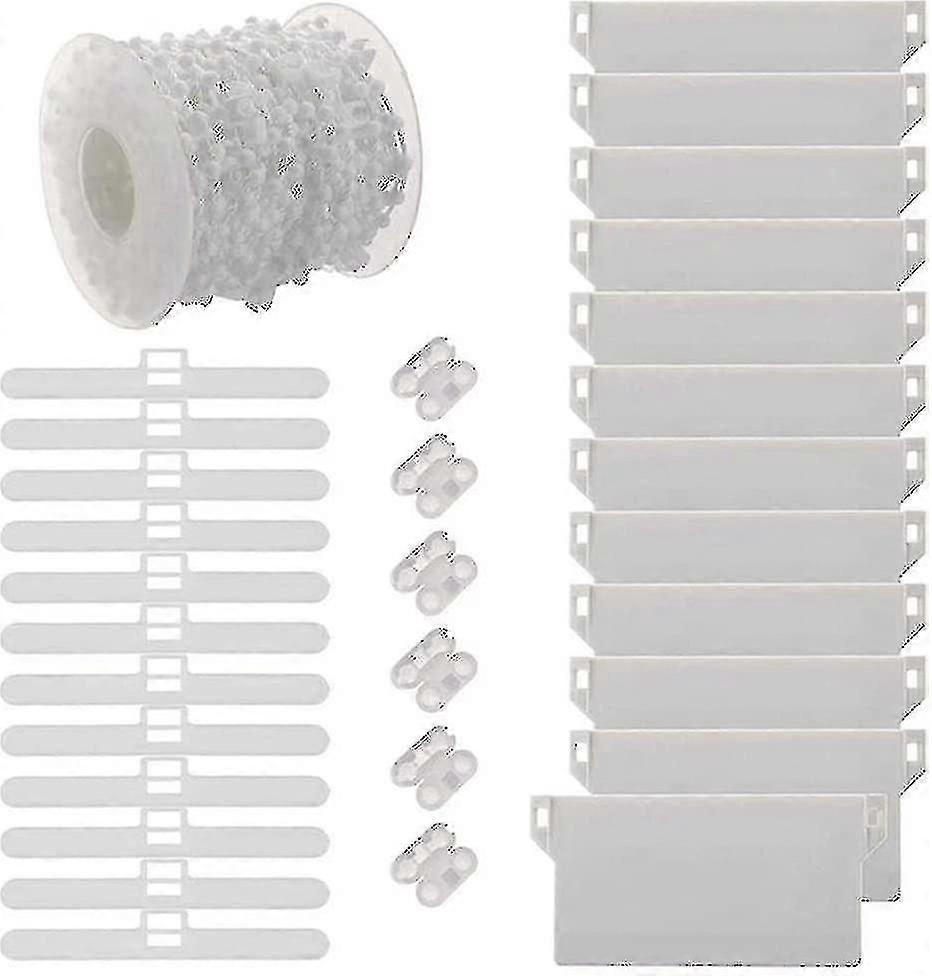 Reparaturset Für Vertikaljalousien, Zubehör Für Vertikaljalousien, Kunststoff-kettenverbinder, Oberer Verbinder, 89-mm-gewichtslamellen