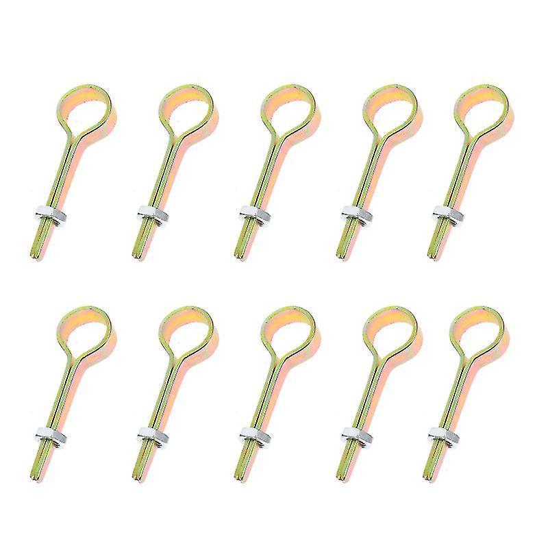 10 Stück Eisenahlengriffe