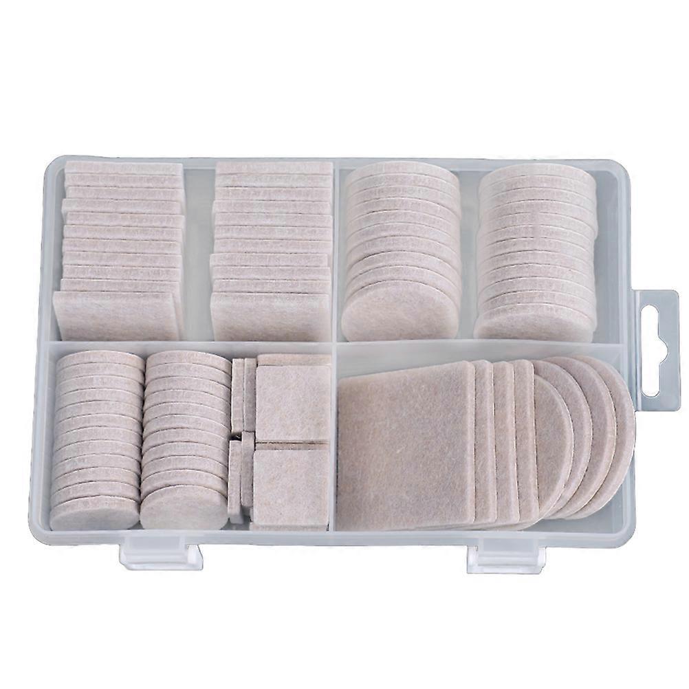 104 Stück Dicke Filz-möbelschutzgleiter, Bodenschutz-filzgleiter Für Tisch- Und Hockerbeine - Größe M (beige)-m-beige