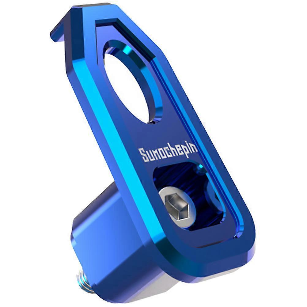 1 Stück Robuster Motorradhaken, Motorrad-modifikationsteile, Edelstahlhaken-5.76x2.9cm-blue