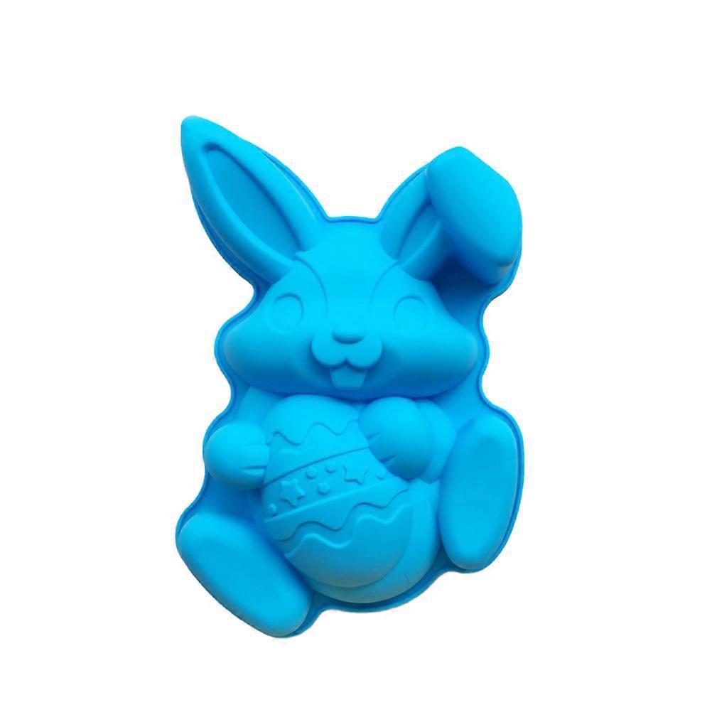 Ausstechformen, Schokoladenform, Silikon-muffinförmchen, Osterkuchenform, Silikon-schokoladenformen-30.419.65.2cm-blue