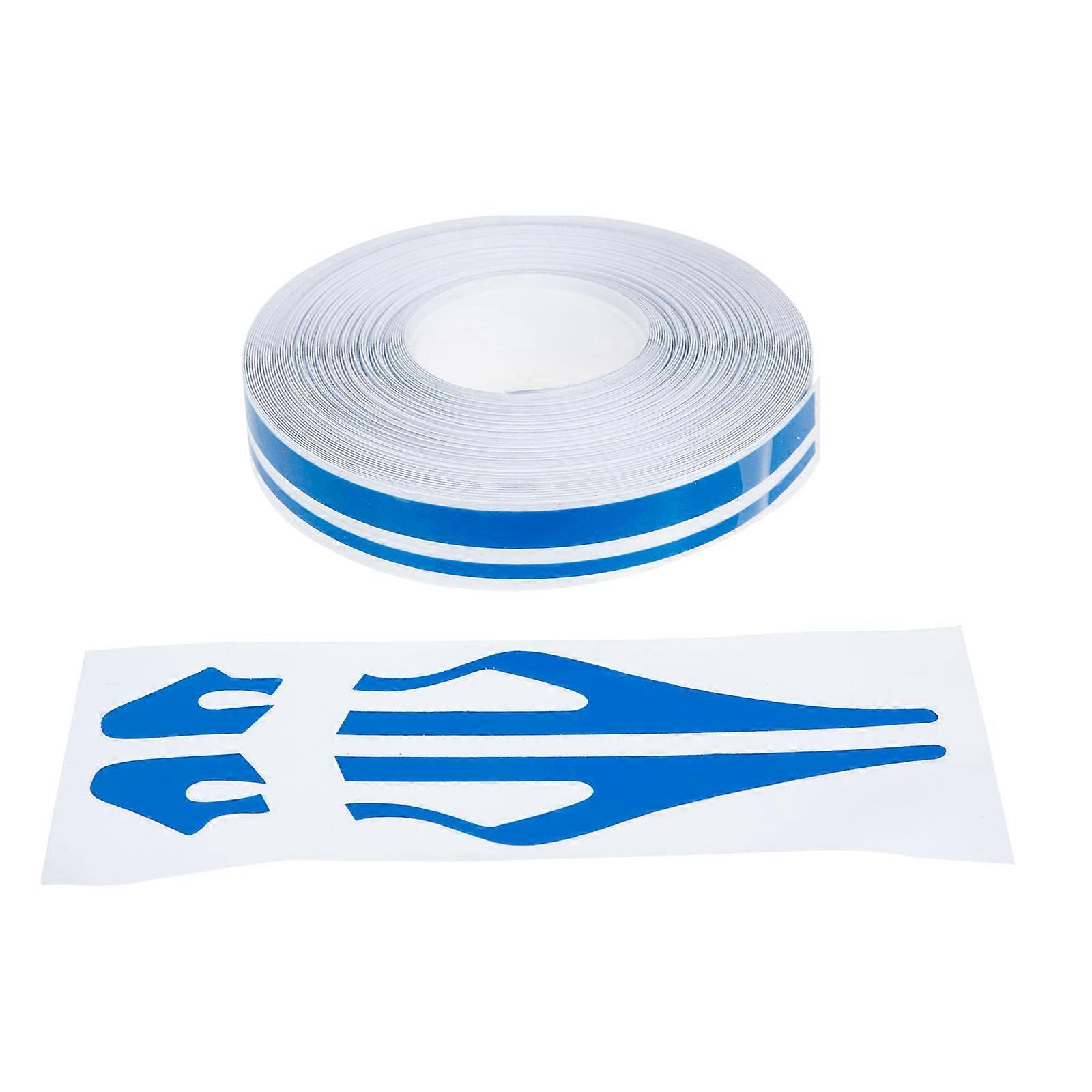 Rennaufkleber, Autoaufkleber, Zierstreifen, Lkw-aufkleber, Zierstreifenband, Rennstreifen-980x1.2cm-blue