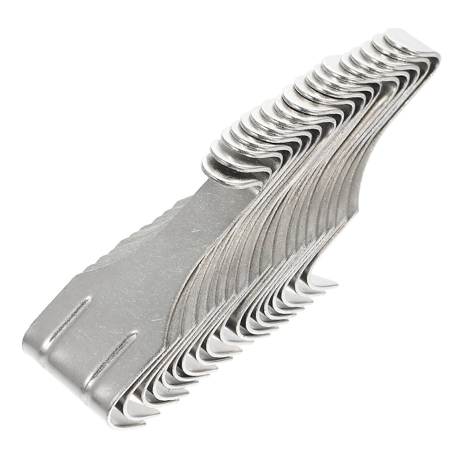 20 Stück Robuste Eisenhaken Zum Aufhängen Von Bilderrahmen Und Ölgemälden-6.5x3.5cm-silver