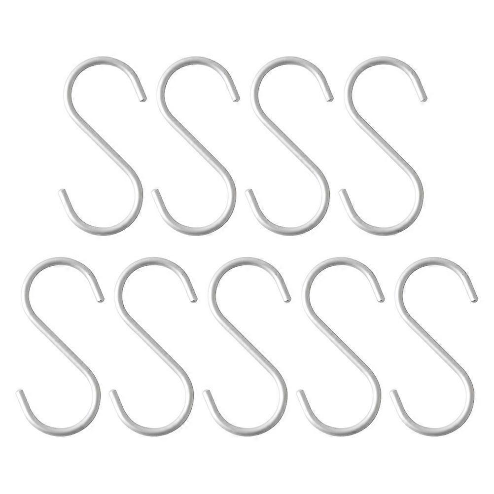 Stück Wandhaken, Tür- Und Kleiderhaken, S-förmige Haken, S-förmige Gartenhaken, S-förmige Universalhaken-10.5x5cm-silver