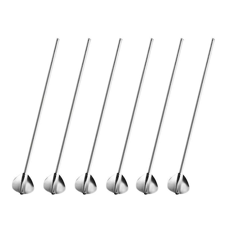 6er-pack Strohhalmlöffel Für Zuhause