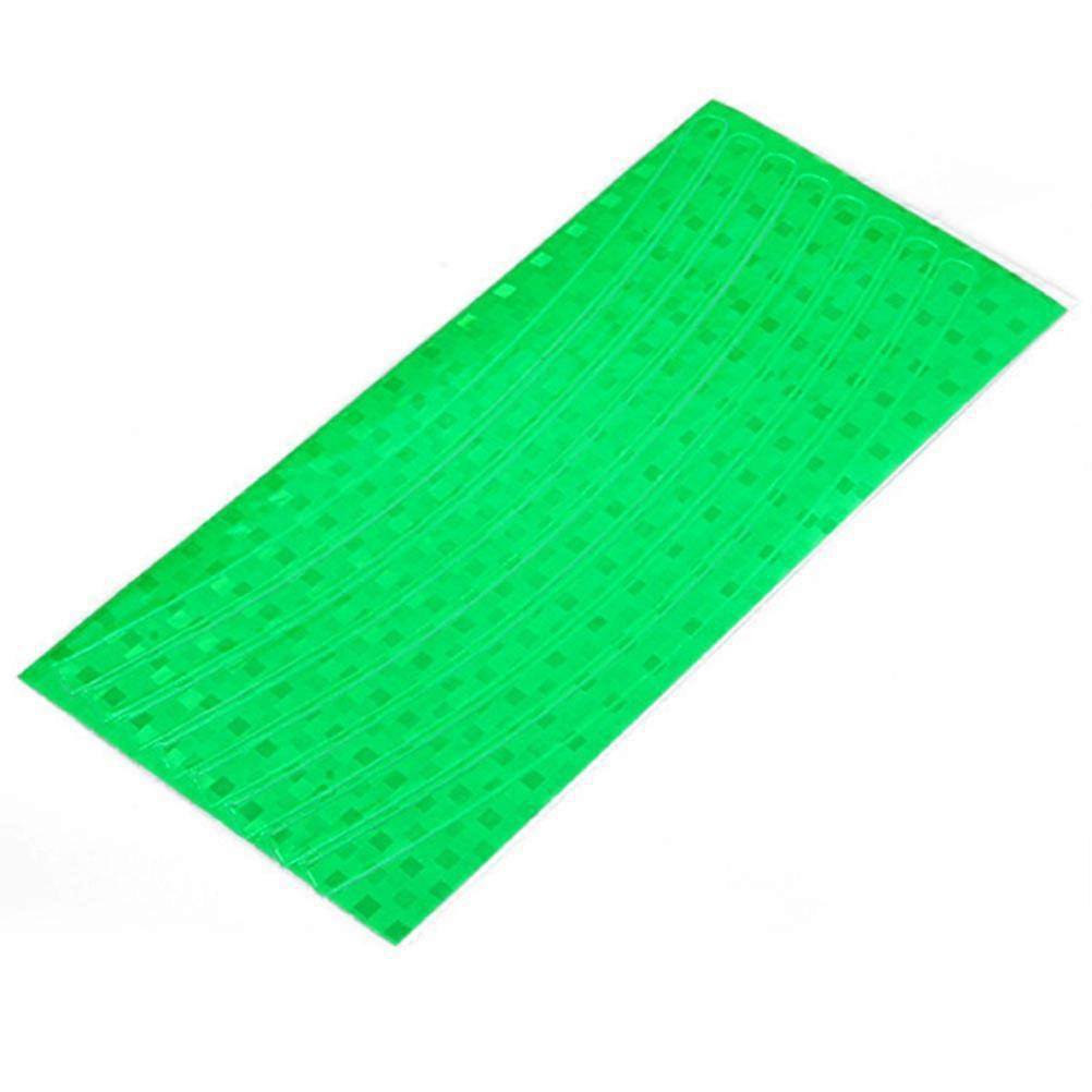 Reflektierende Aufkleber Für Felgen, Fahrradfelgen-sicherheitszubehör, Felgenaufkleber, Reflektierendes Aufkleberband (grün)-green