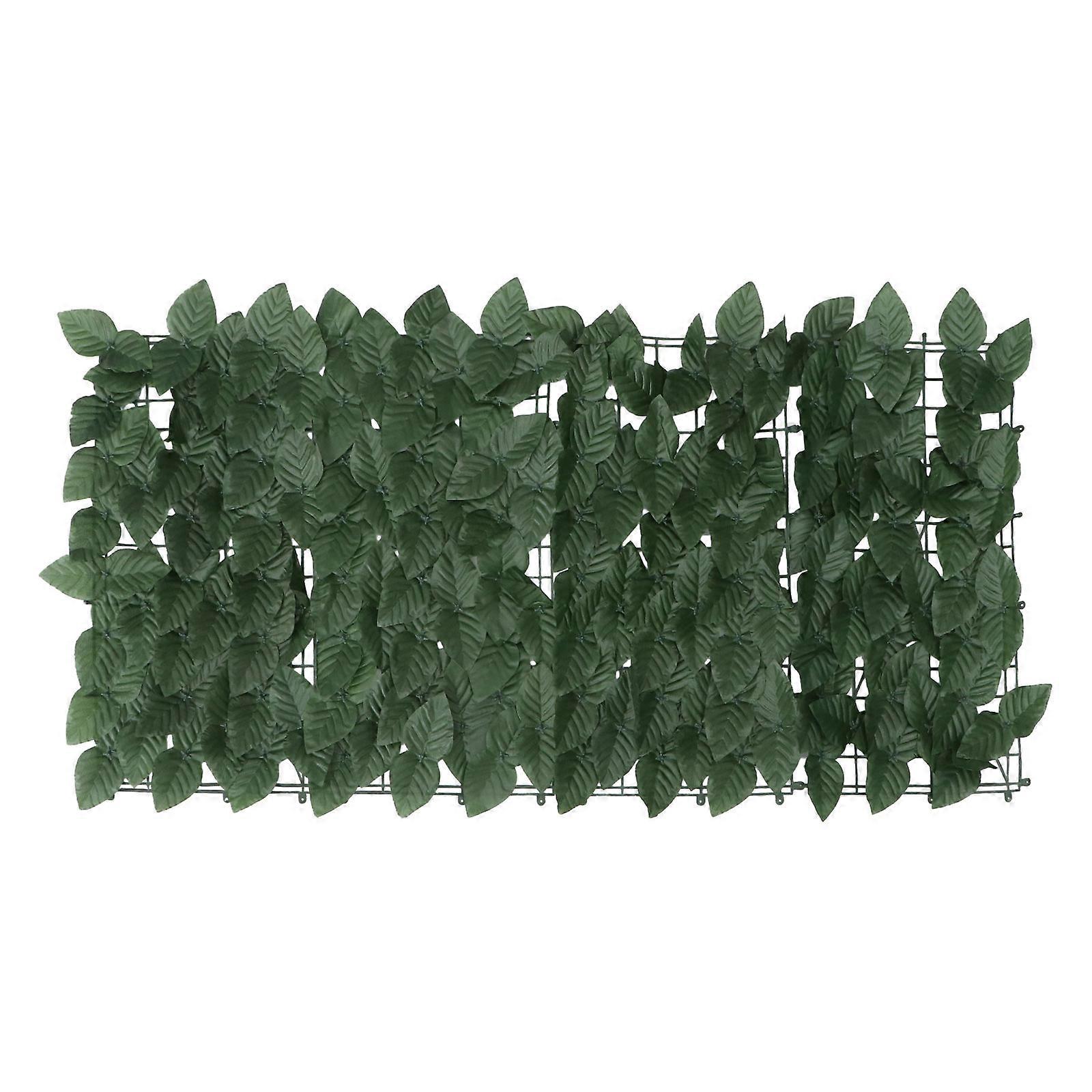 Künstliche Blätter Für Gartenzäune, Hecken Und Mauern (grüne Blätter)-100x50cm-green