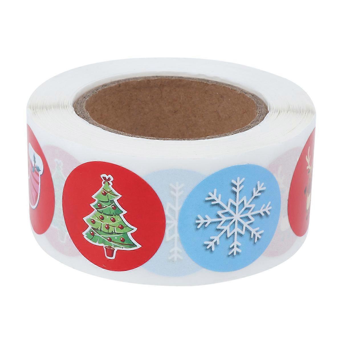 Rolle Weihnachtsaufkleber, Selbstklebend, Abnehmbar, Geschenkaufkleber, Etiketten, Bastel- Und Lebensmitteletiketten-2.5x2.5cm