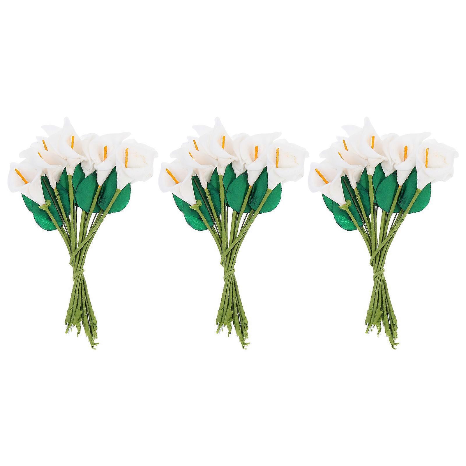 144-teiliger Künstlicher Sonnenblumenstrauß, Calla-lilien-strauß, Künstliche Rosen, Künstliche Rosendekoration-9.5x2cm