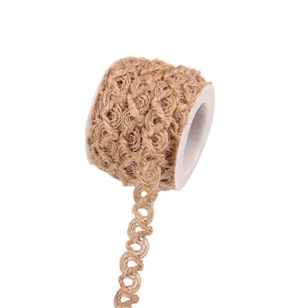 5 M Natur-jute-bindeseil, Sackleinenbandrolle Für Kunsthandwerk, Gartenarbeiten, Verpackung, Hochzeitsdekoration (11)