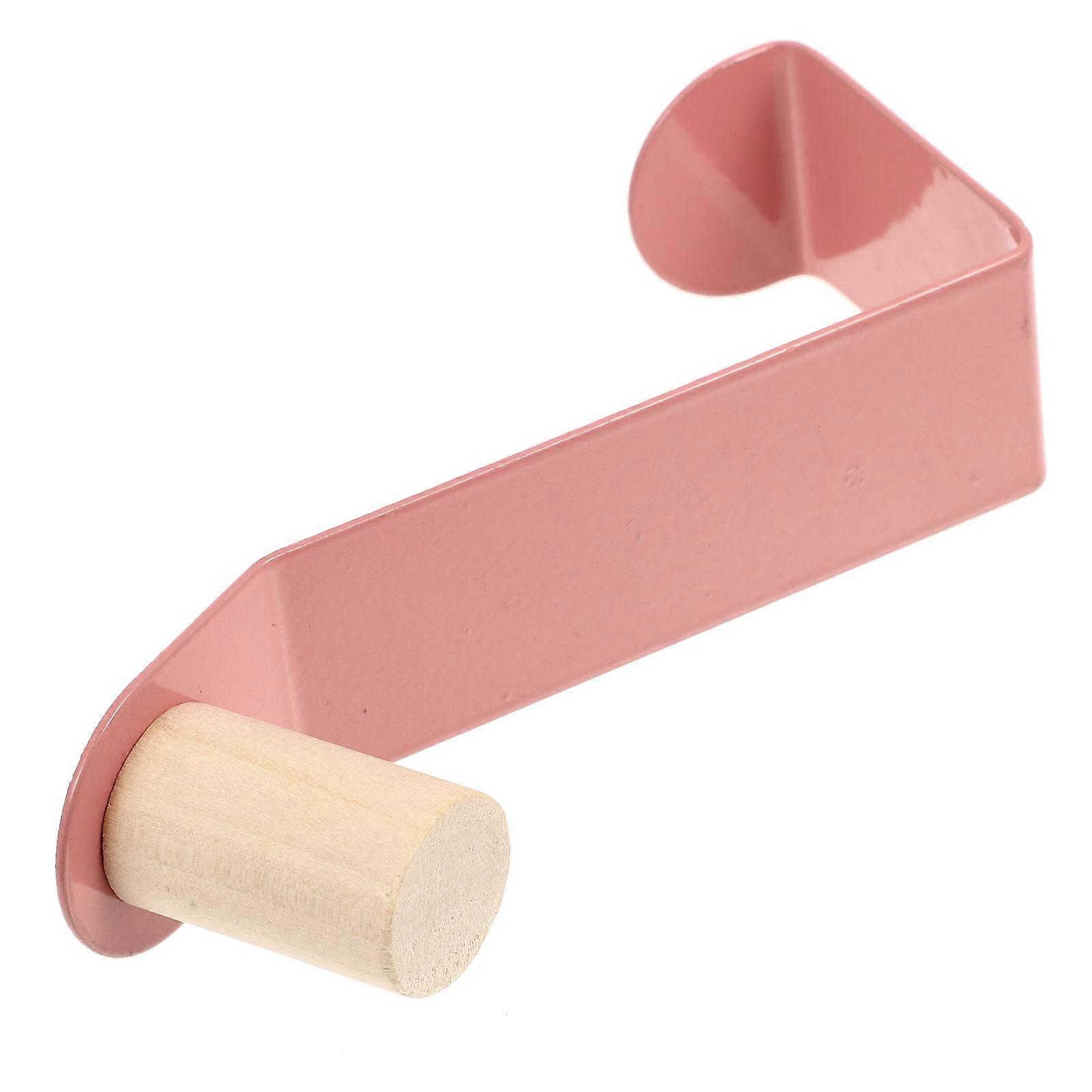 Kreativer, Multifunktionaler Kleiderhaken Für Die Hintertür – Robuster Command-haken-24.5x12.5cm-pink