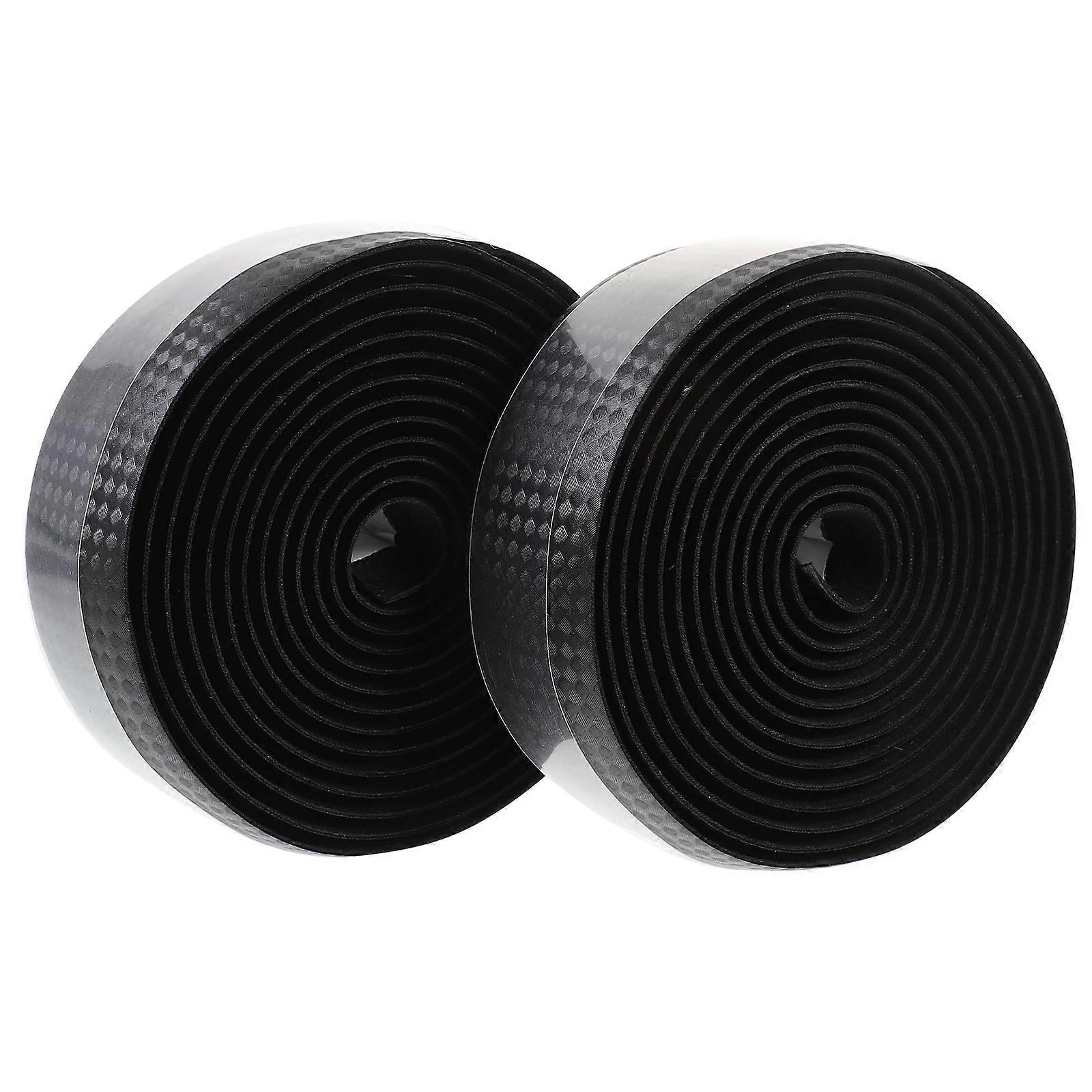 2 Stück Atmungsaktive Lenkerüberzüge, Rutschfeste Griffe, Einfache Lenkerhüllen Für Fahrräder Und Rennräder-200x3x0.3cm-black