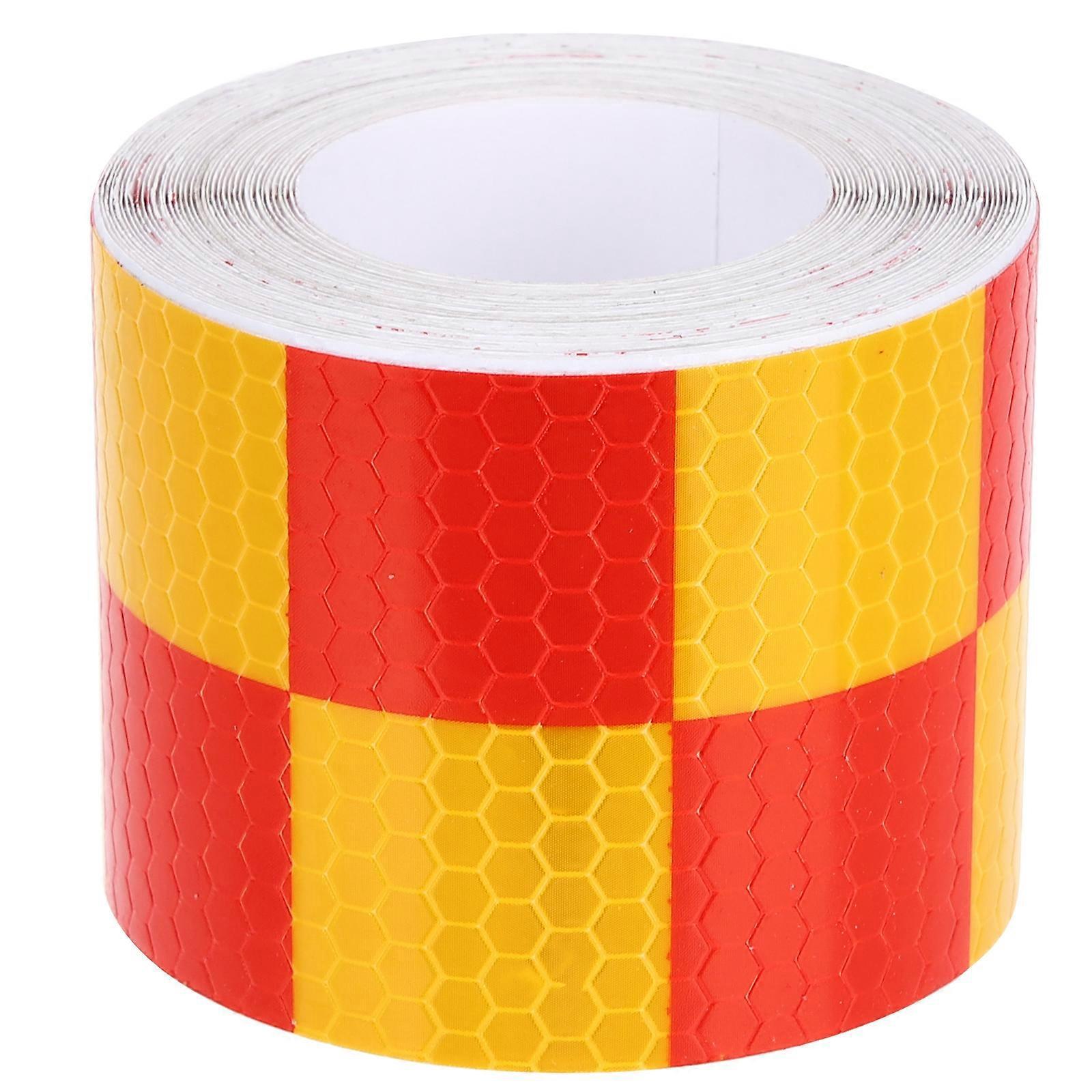 1 Rolle Reflektierendes Klebeband, Hochsichtbares Reflektierendes Sicherheitsband, Sicherheitswarnband-500x4.8cm