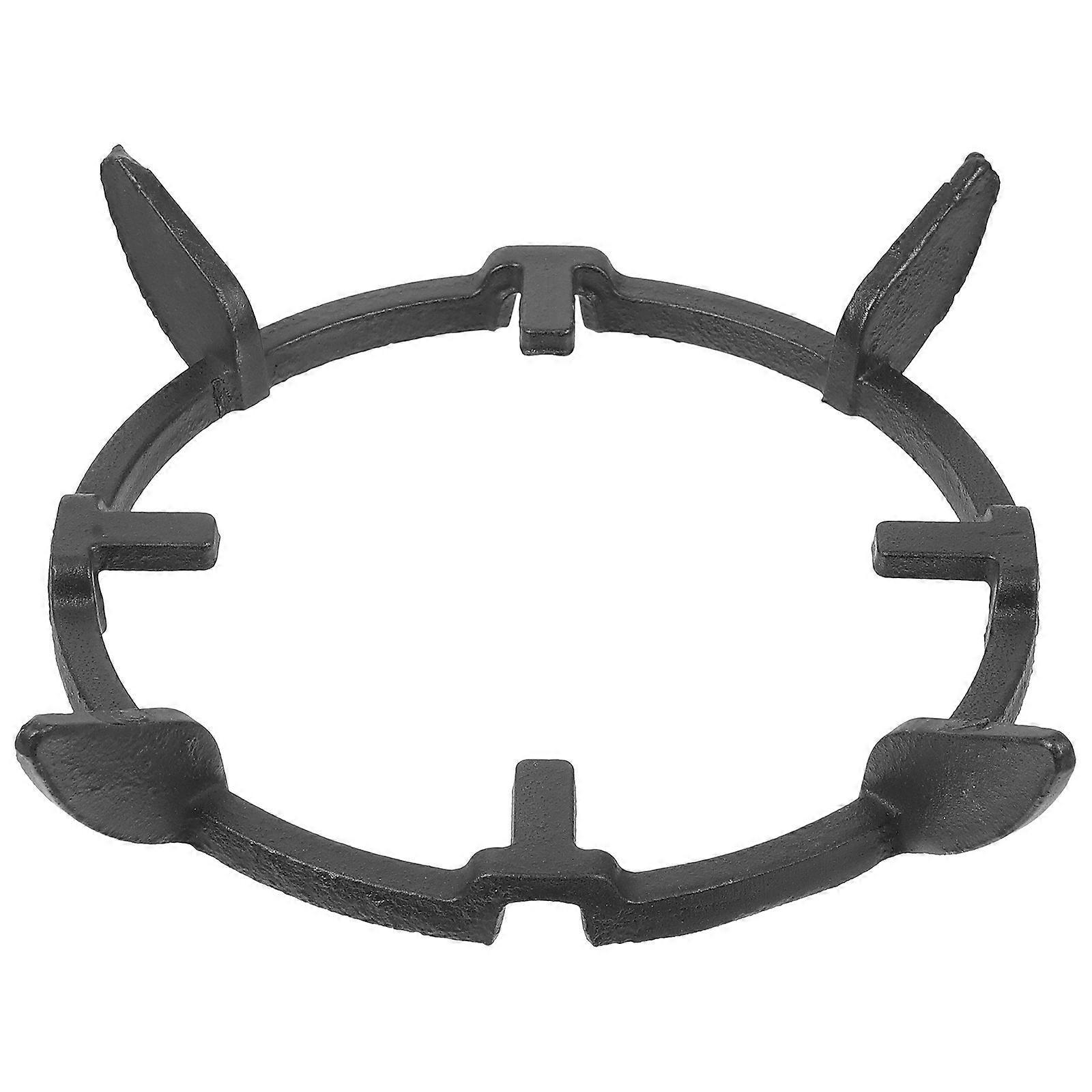 Gasherdhalterung, Herdständer, Wokpfannenhalterung, Küchenzubehör-23x23x4cm-black