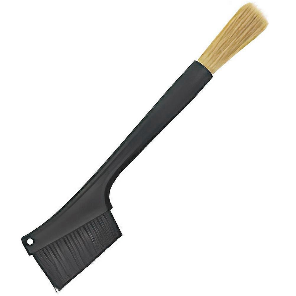 Reinigungsbürste Für Kaffeemaschinen, Doppelkopf-reinigungsbürste Für Espressomühlen-25x3.5cm-black