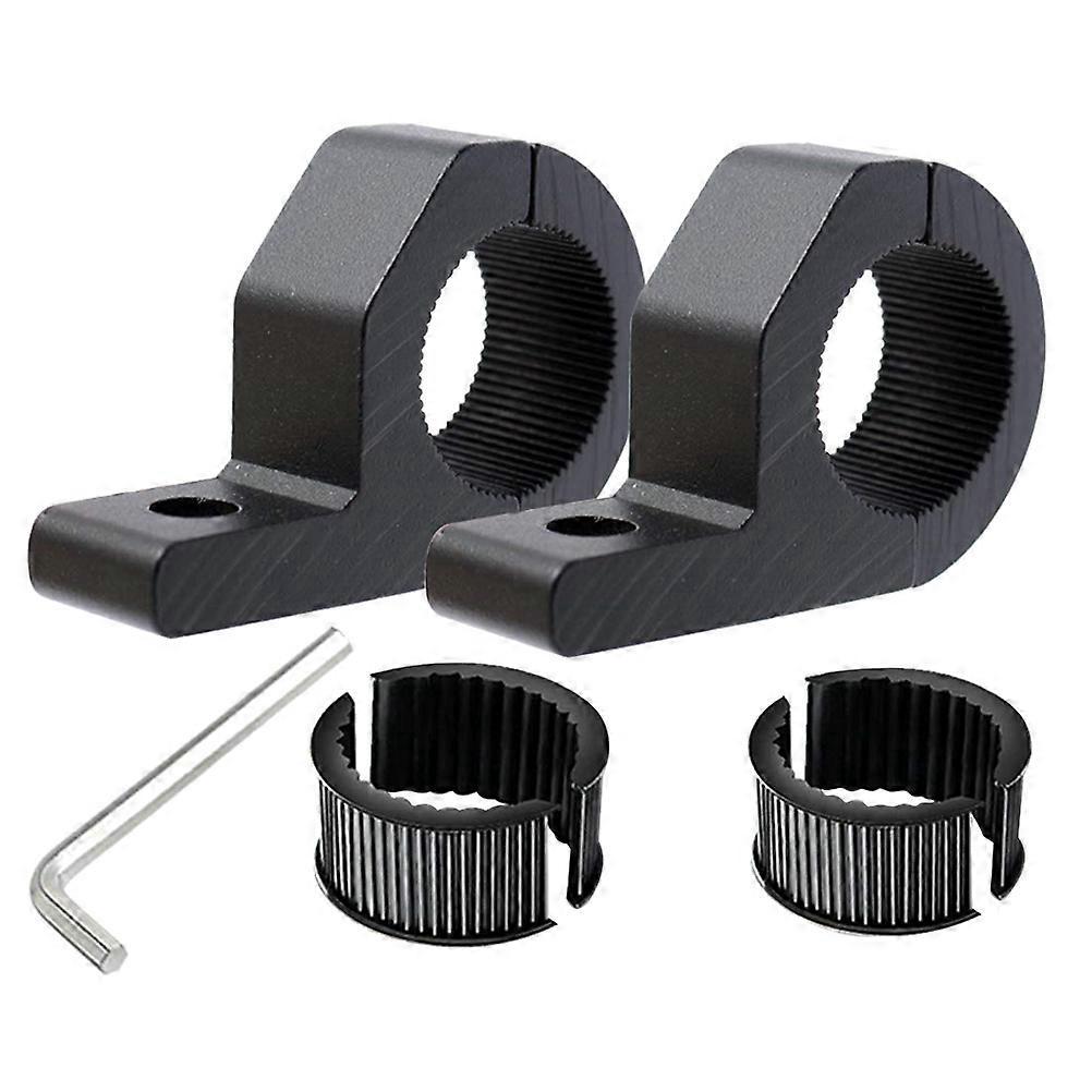 Set Auto-scheinwerferhalterung Motorrad-stoßstangenleuchte Befestigungshalterung-7.6x5cm-black
