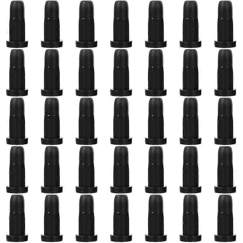 35-teiliges Set Stuhlgleiter, Bürostuhl-drehrollenstopper, Rollenschutz-black