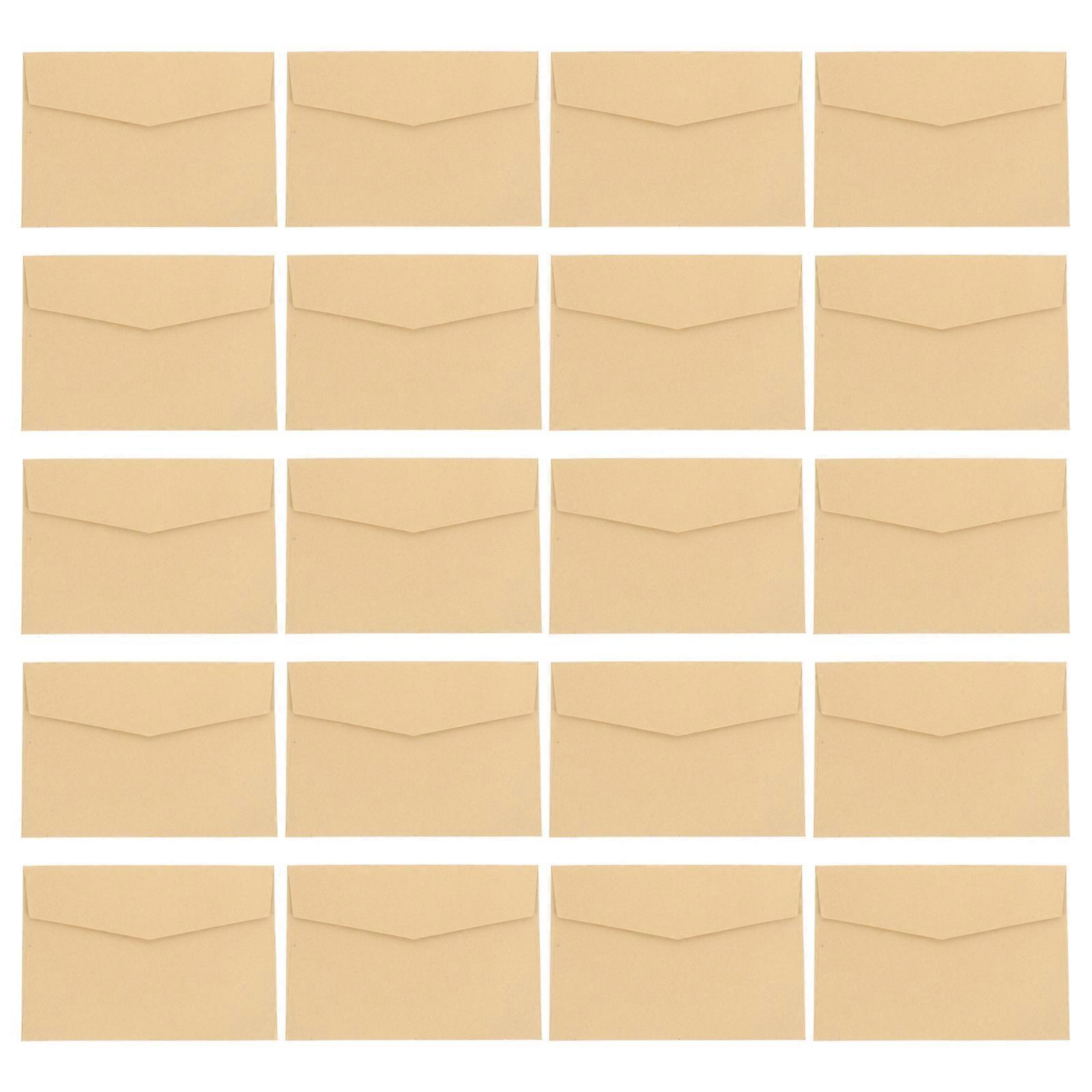 20 Stück Geschenkumschläge, Dankeskarten, Blanko-notizkarten, Briefumschläge, Briefumschläge Aus Kraftpapier-19.5x13.5x0.2cm