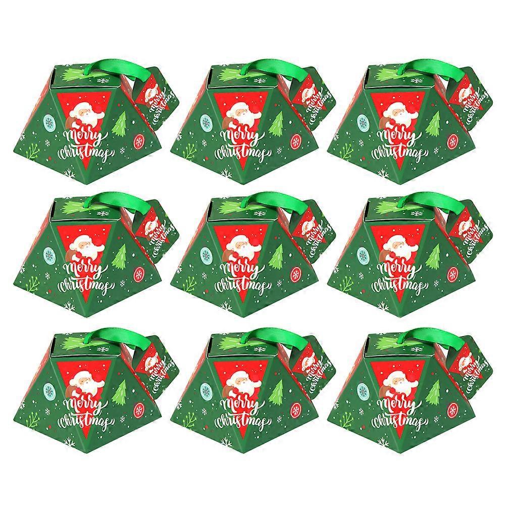 20 Weihnachtsbonbonboxen, Festliche Geschenkboxen Aus Papier, Ideal Für Weihnachtsfeiern, Hochzeiten Und Geburtstage.-m-red