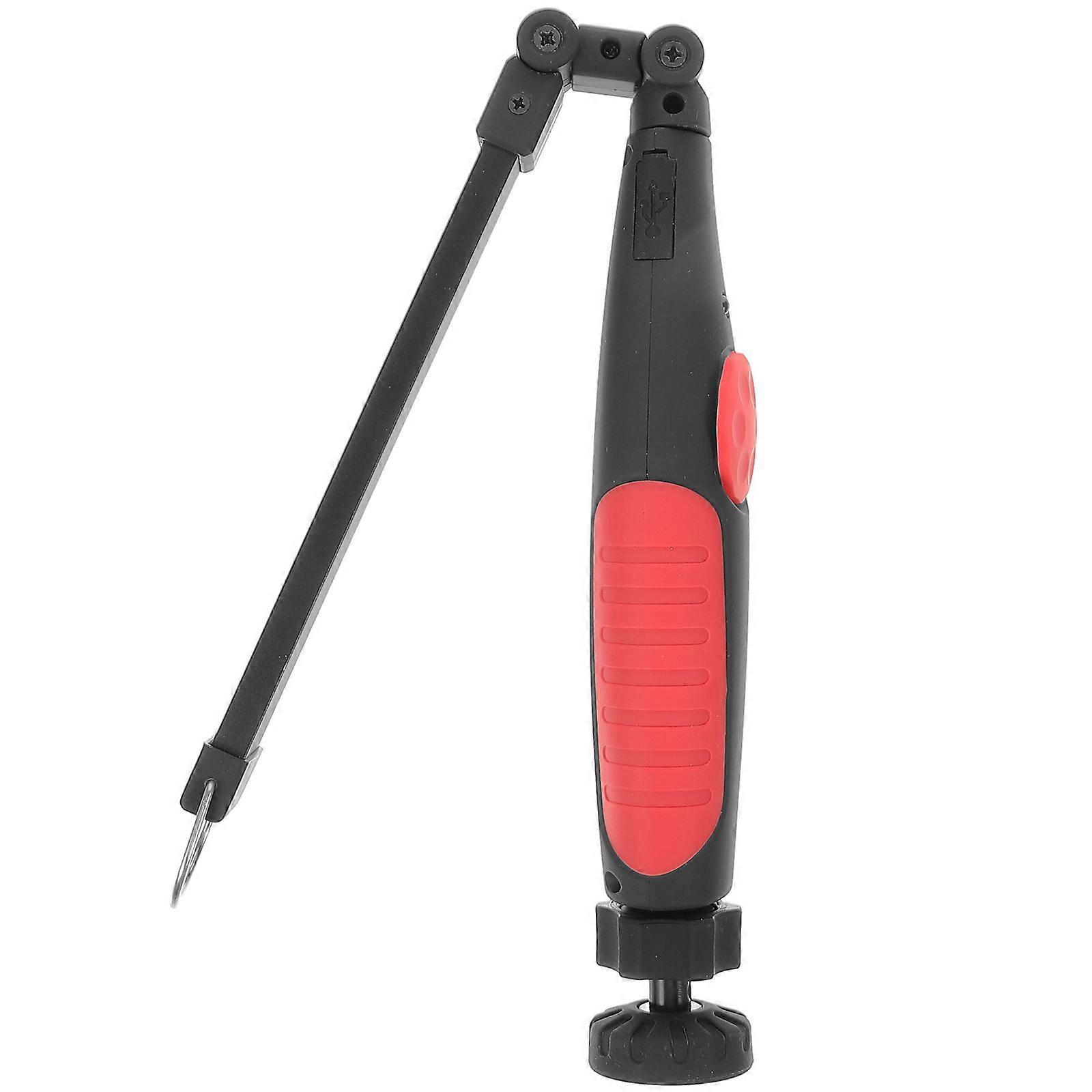 Set Cob-arbeitsleuchte, Wiederaufladbar, Tragbar, Mit Magnetfuß-37.5x3.4cm-red