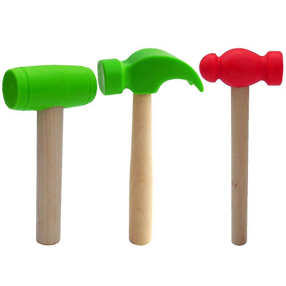 3-teiliges Kinderhammer-spielzeug, Spielzeug Für Kinder Zum Rollenspiel, Requisiten Für Kinderfotografie-16.5x8cm