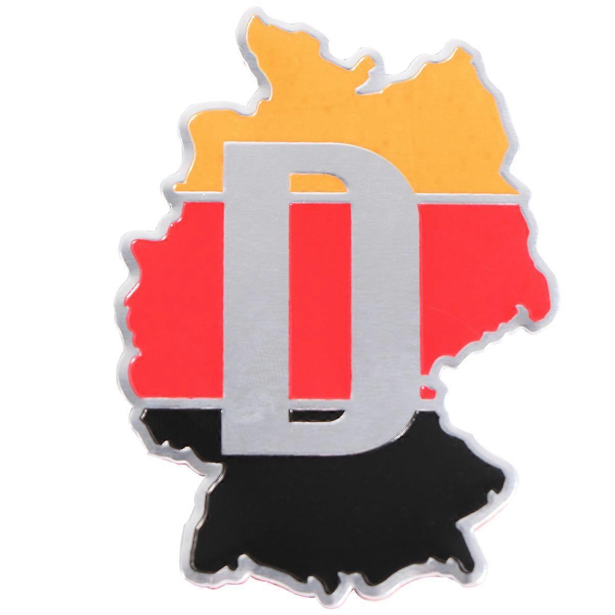 Autoaufkleber In Form Der Deutschen Flagge, Emblem Und Abzeichen, Dekoration