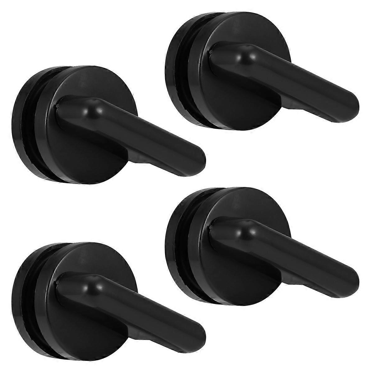 Stück Türschlösser, Badezimmertüranzeige, Türgriff Für Privatsphäre, Riegel Für Öffentliche Türen, Privatsphäreanzeigeschloss-8x5cm-black