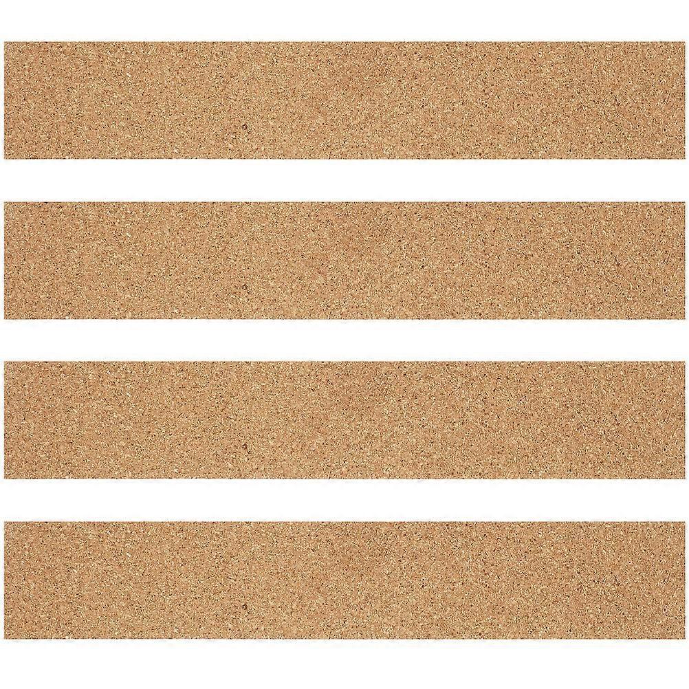 4 Stück Selbstklebende Korkstreifen Für Pinnwände-30x5x0.6cm