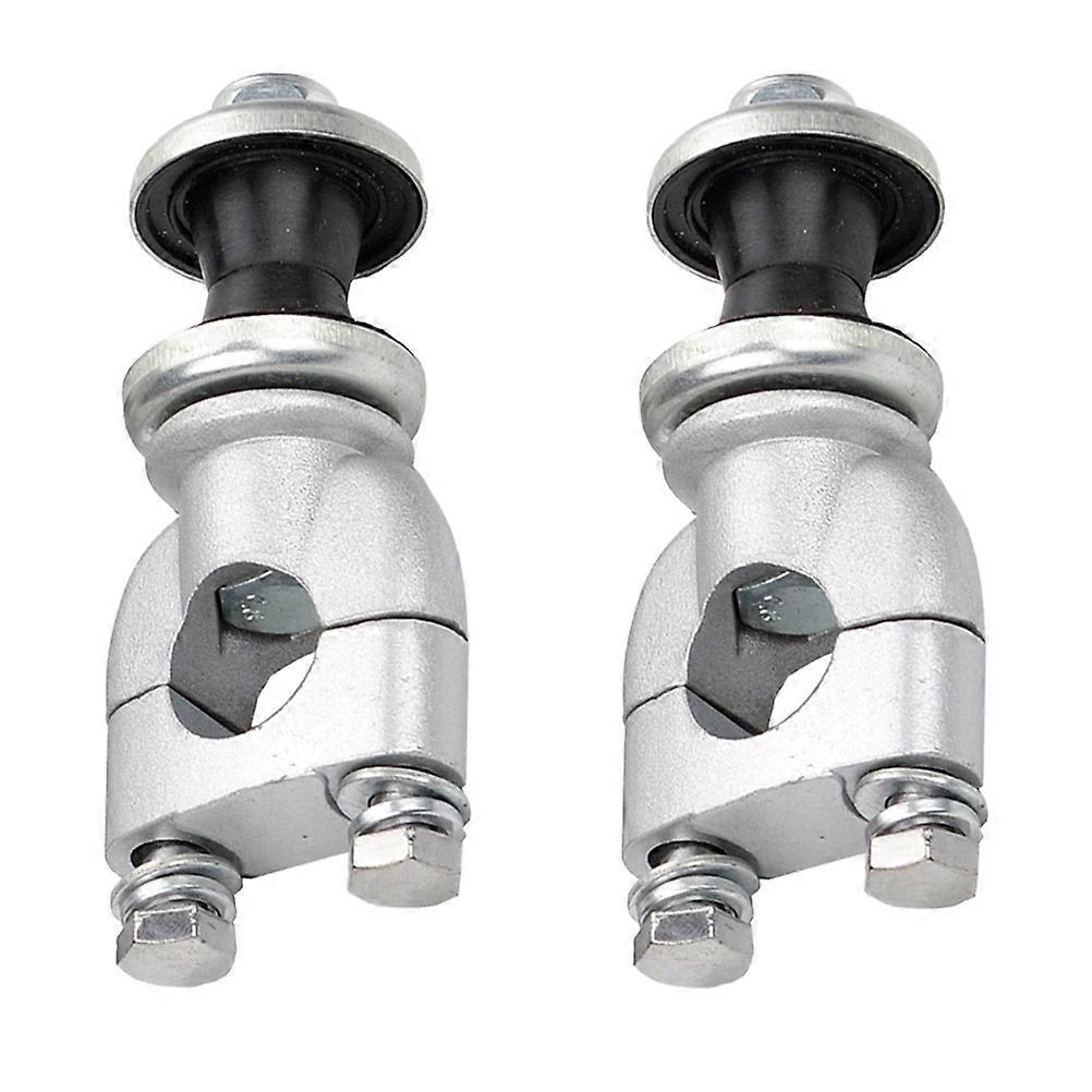 Stück Lenkerklemm-erhöhungen Klemmadapter Metall-lenkererhöhung Fahrrad-10.5x5.1cm-silver