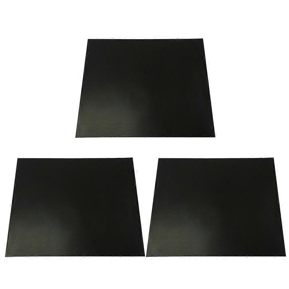 3-teiliges Set Aus Draht-backrosten, Backblechen, Ofenmatten, Grillmatten Und Grillmatten-40x33x0.04cm-black