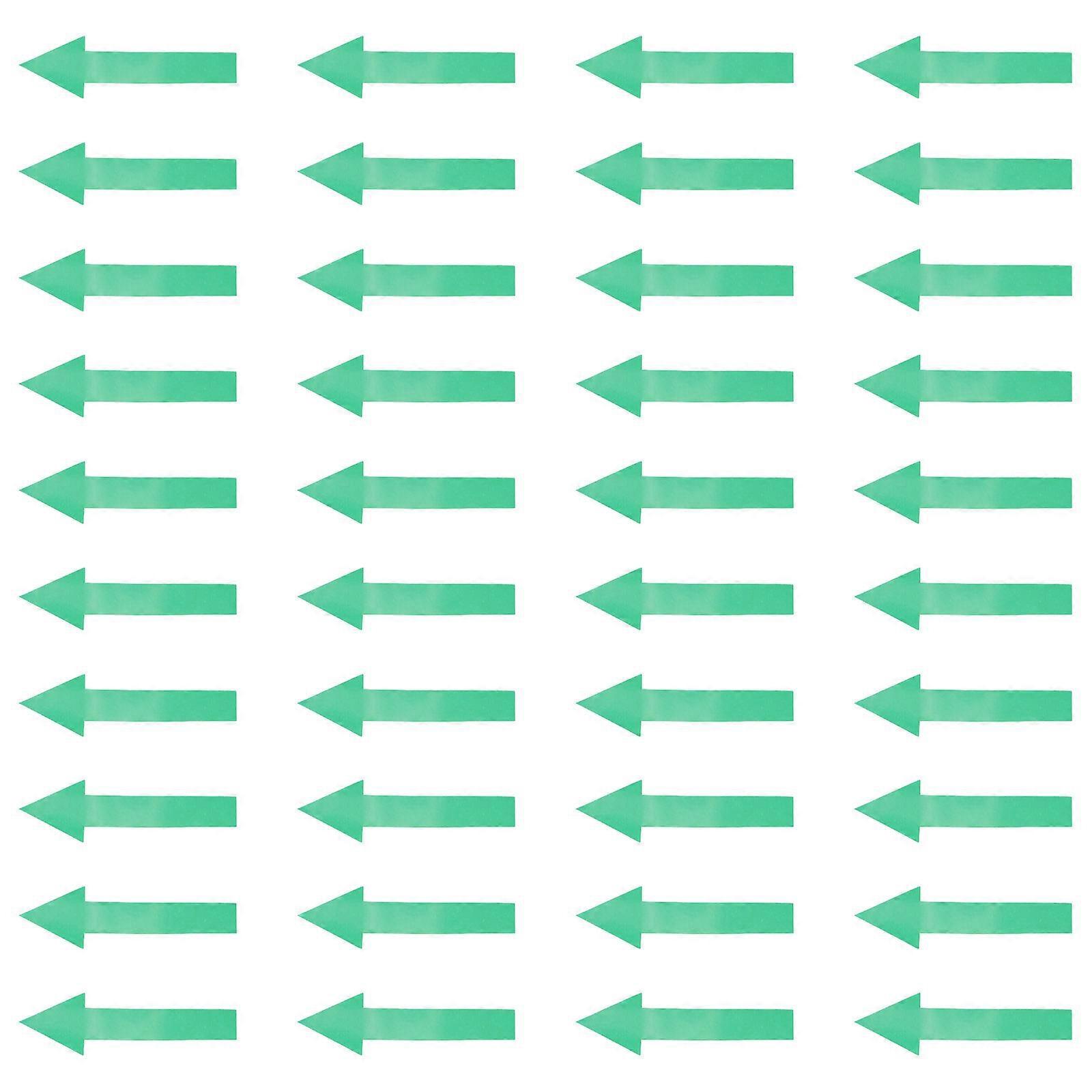 50 Stück Produktetiketten, Aufkleber Für Soziale Distanzierung, Wegweiser, Code-aufkleber-10x3x0.1cm-green