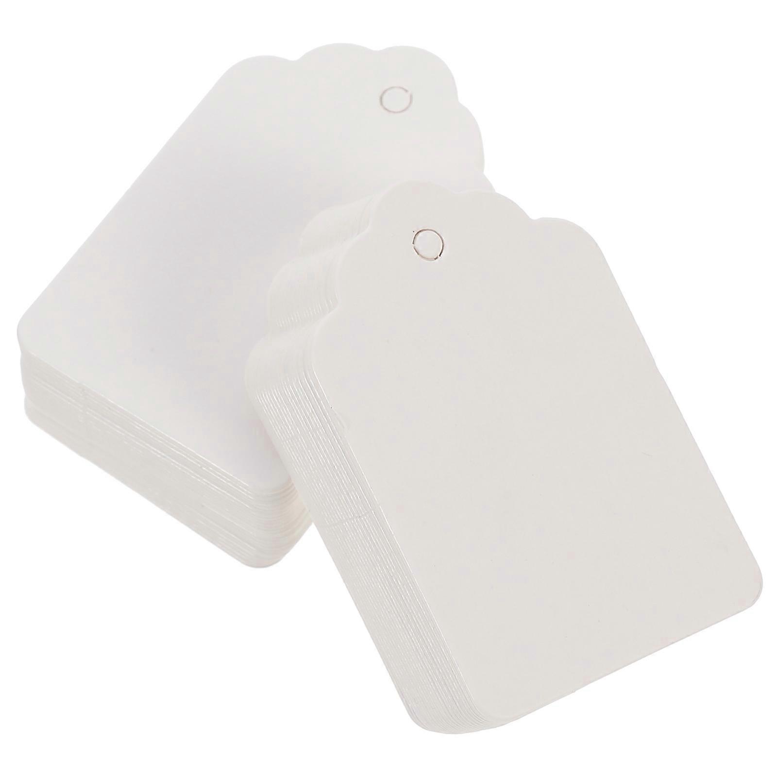 1000 Stück Hängende Preisschilder Für Kleidung, Schuhe Und Hüte Für Den Laden-5x3.2cm-white