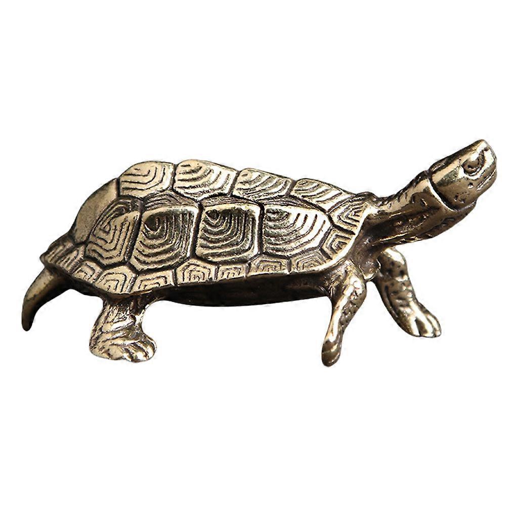 Mikro-landschaft Bonsai Pflanzendekor Mini-gartenornament Schildkröte Tischornament-5.35x3.37cm