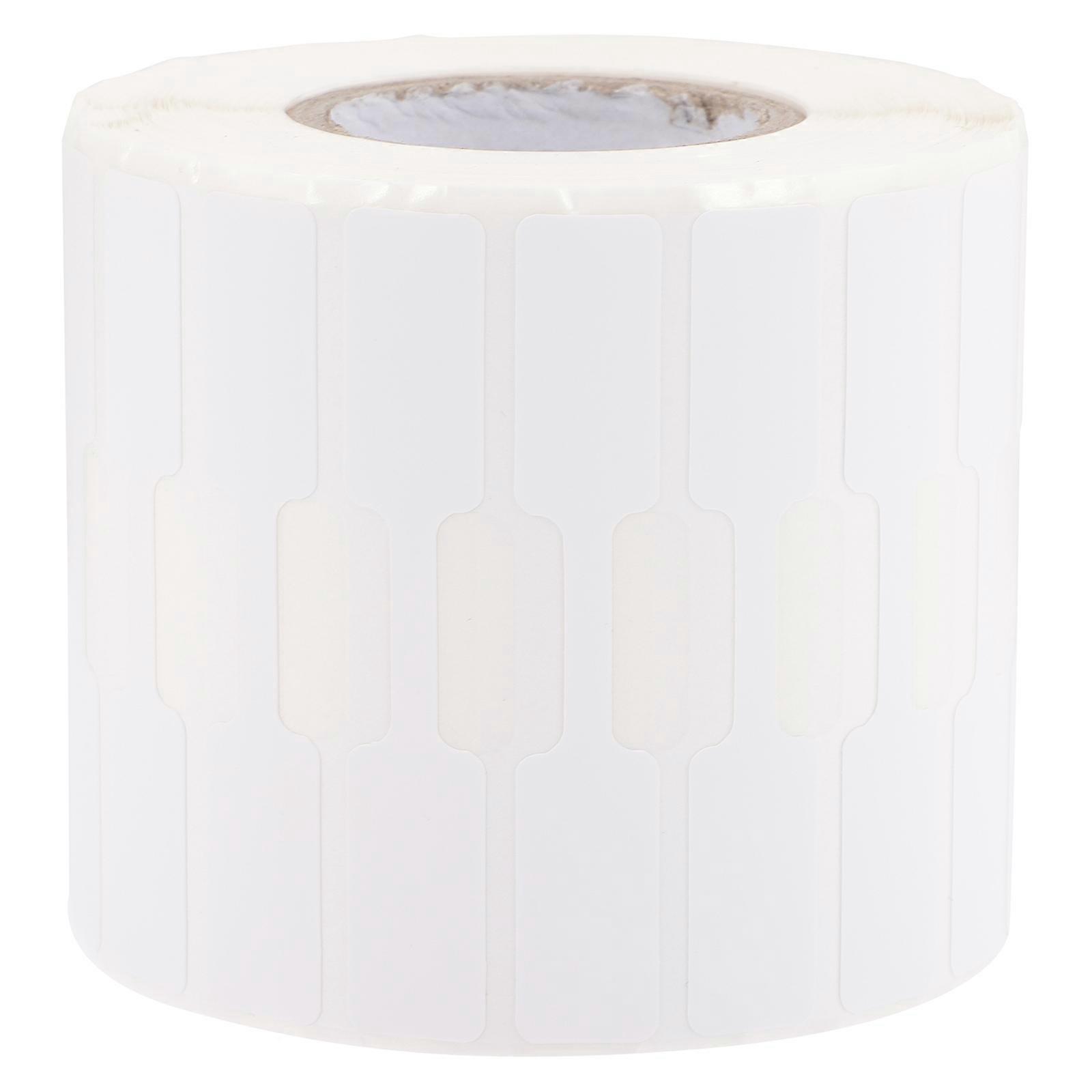 2000 Stück Schmucketiketten Für Halsketten, Armbänder, Ohrringe, Quadratische Hanteln-8.5x8.5cm-white