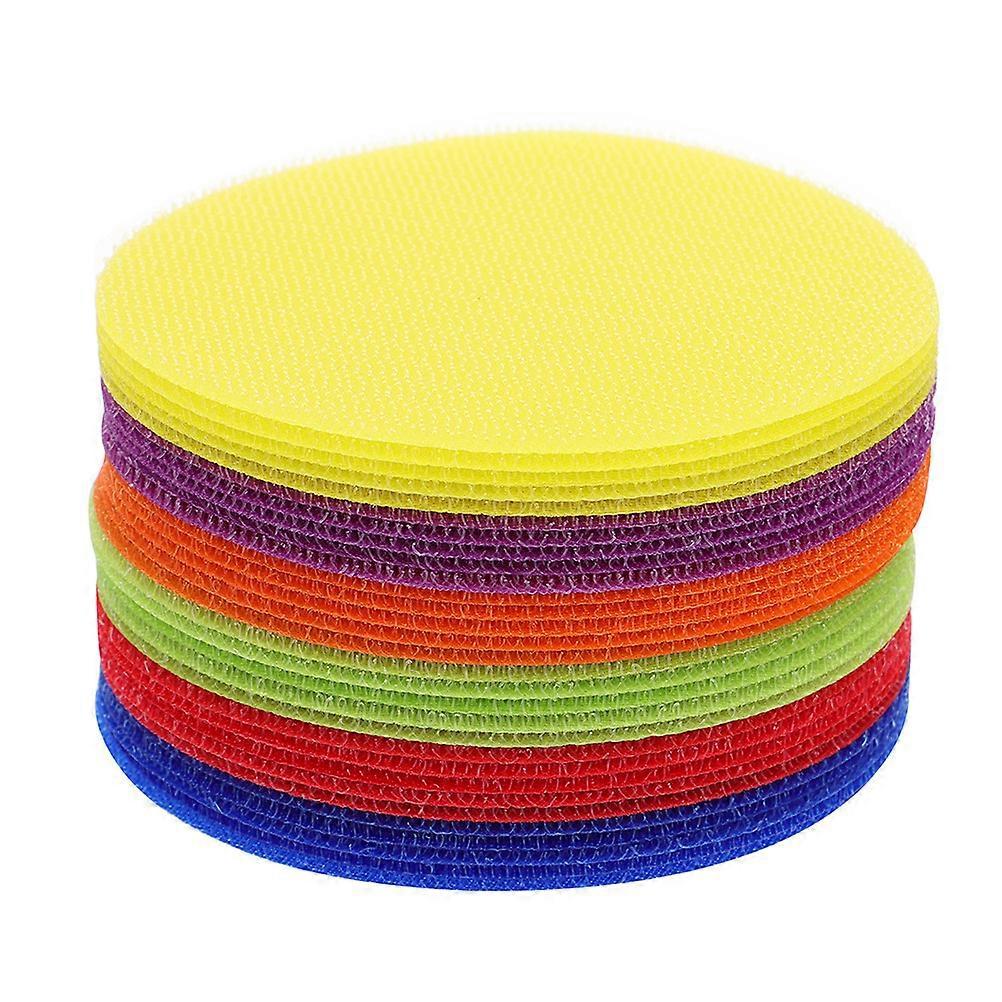 72 Runde Teppichmarkierungsaufkleber, Bunte Teppichmarkierungsaufkleber-10.5x10.5cm-colorful