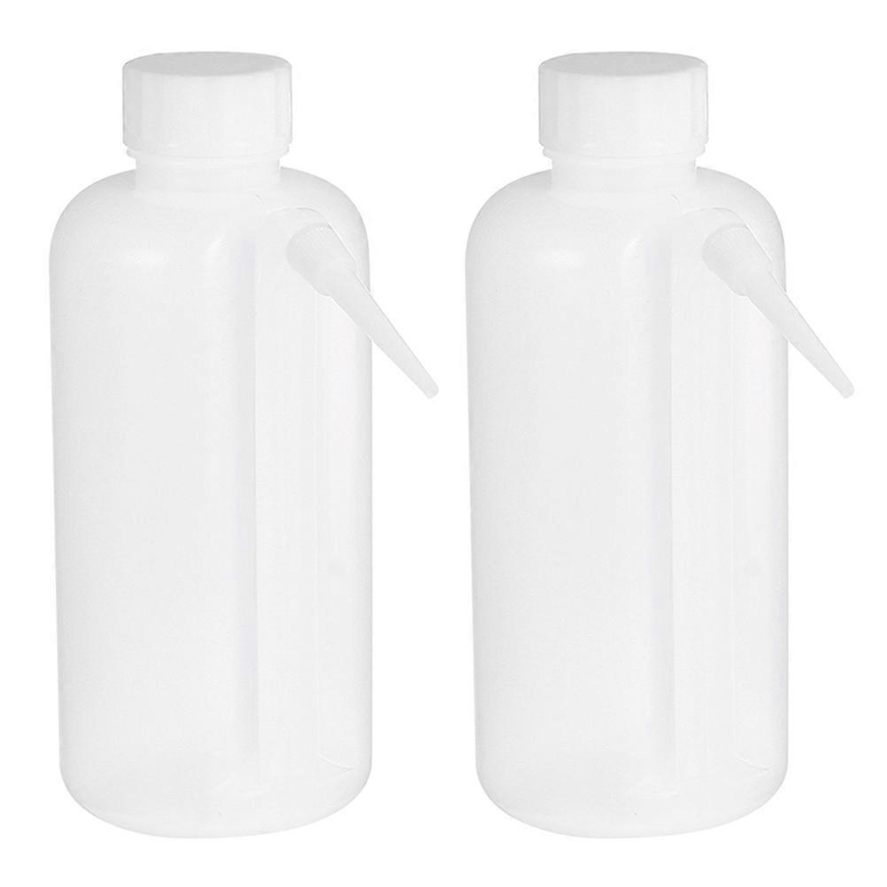 Stück Tragbare Kunststoff-waschflaschen Mit Breiter Öffnung, 500 Ml-17.5x7.5cm-white