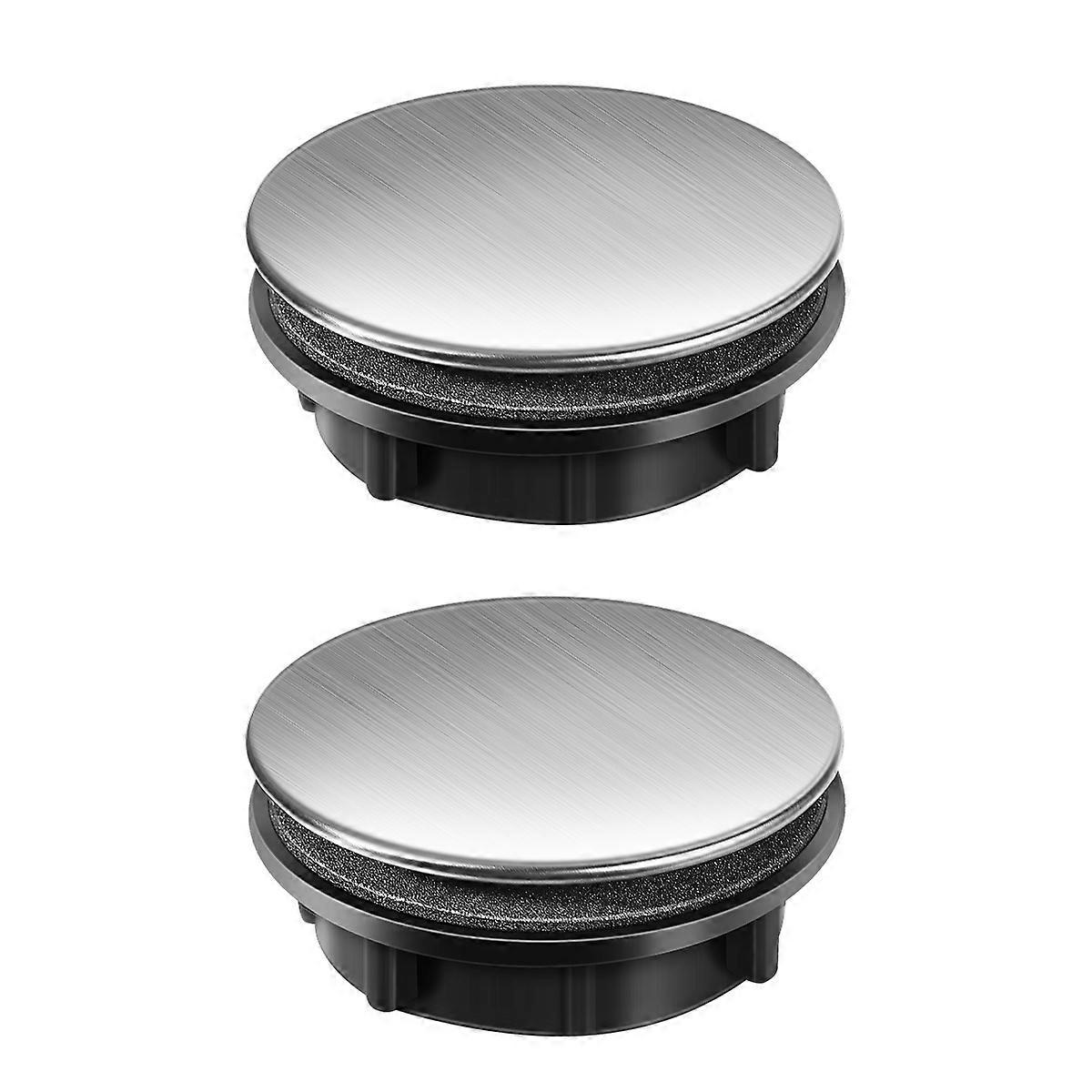 Stobok 2er-pack Küchenarmatur-lochabdeckungen Aus Edelstahl, Passend Für Spülbecken Und Seifenspender (25–30 Mm Einbauloch)