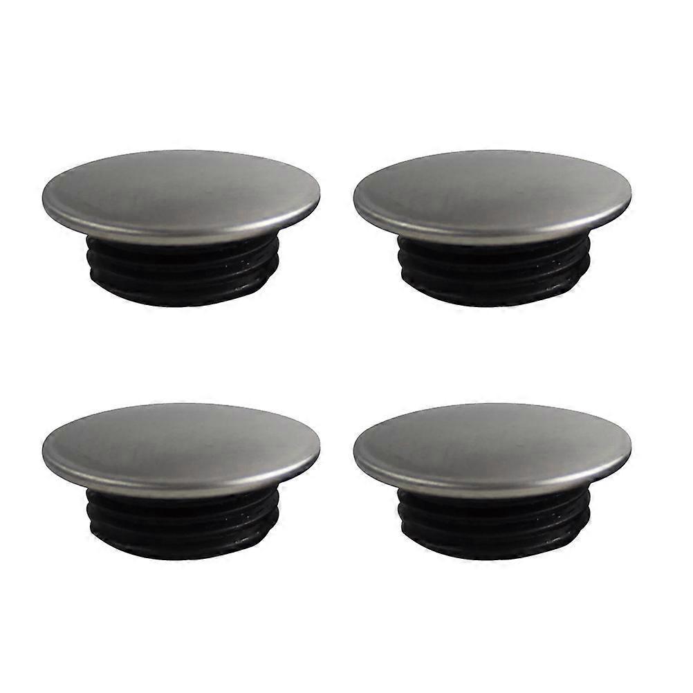 Stück Edelstahl-küchenarmaturlochabdeckung, Seifenspenderlochabdeckung, Dekorative Abdeckung (für Installationslöcher Mit 25-30 Mm Durchmesser)-4 Pcs-silver