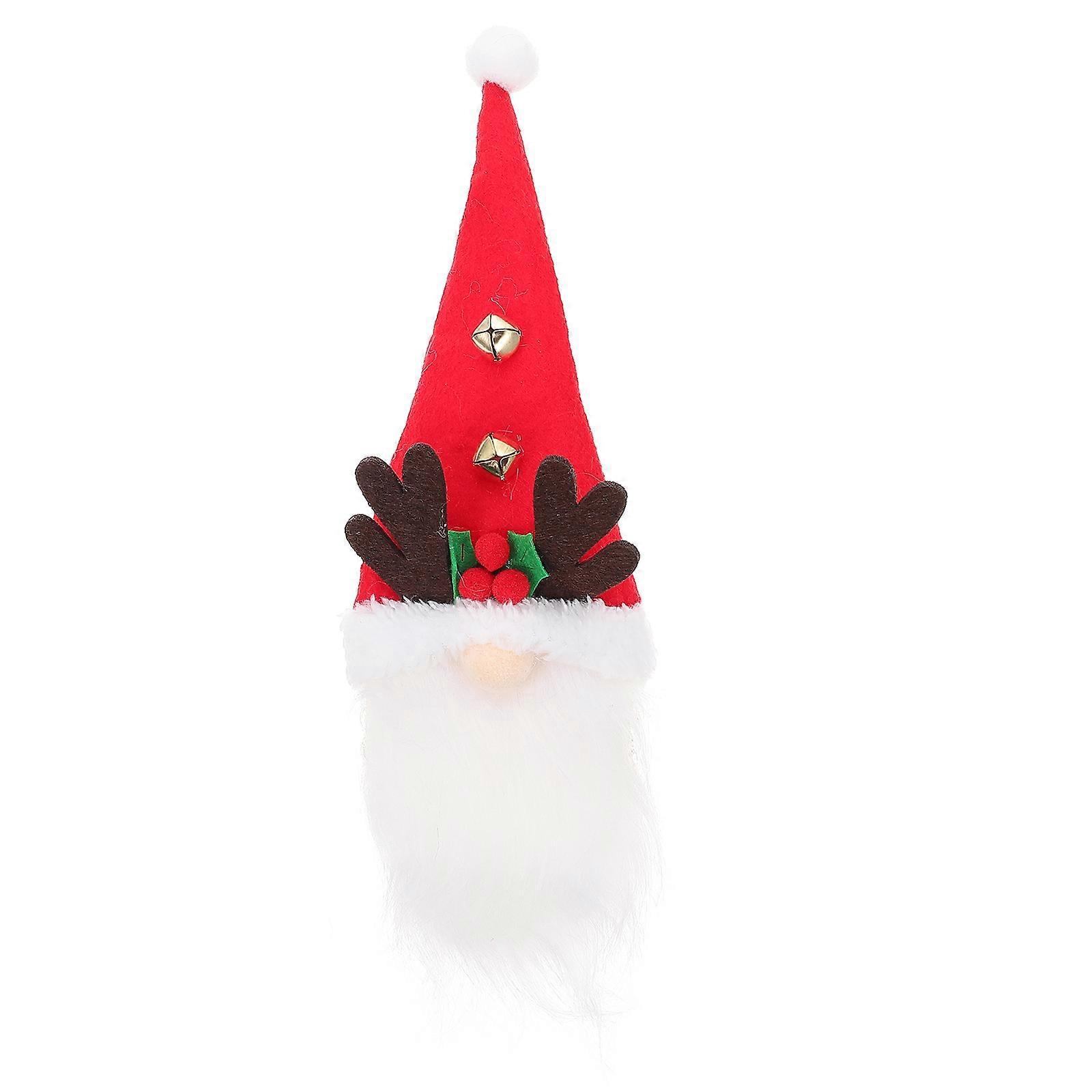 Dekorative Weindekoration, Bezaubernde Weihnachtsdeko, Zarte Flaschenhülle, Weinaccessoire-34x10x10cm