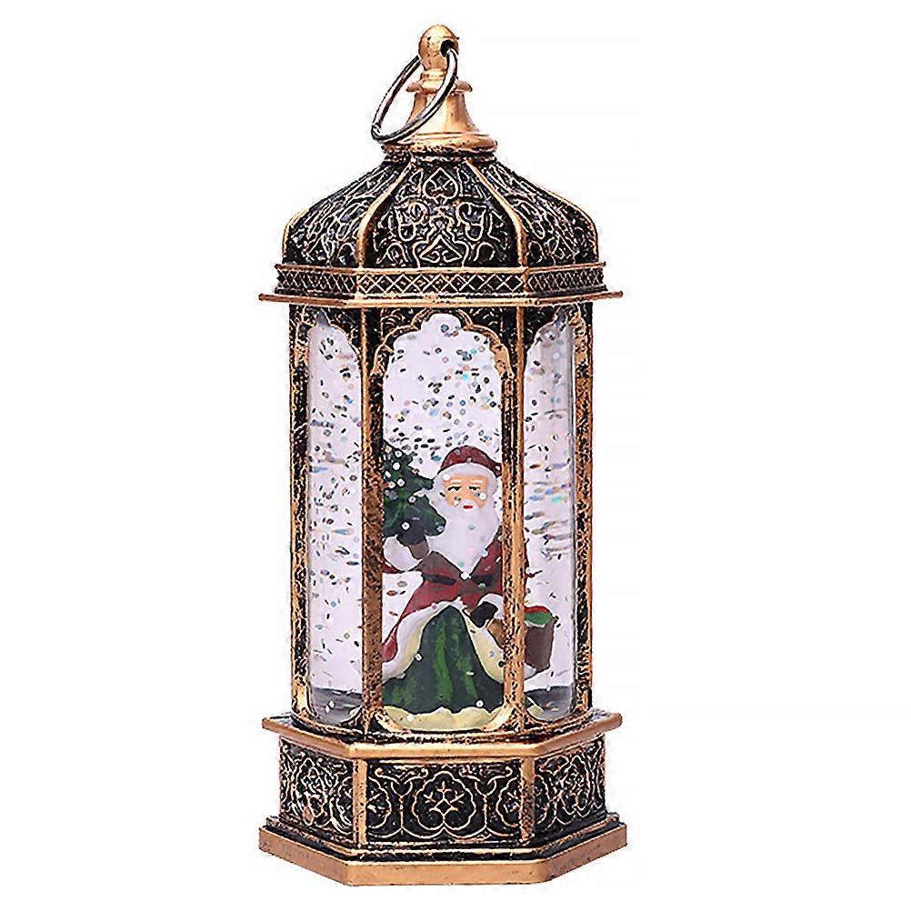 1 Stück Dekorative Led-tischleuchte Mit Weihnachtsmotiv, Tragbar-14x6.2cm-red