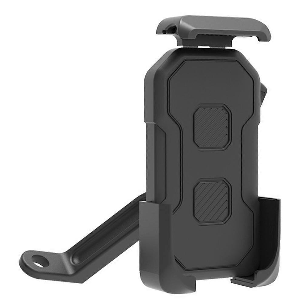 Universelle Fahrradspiegelhalterung Mit Handyhalterung Für Lenker-9.3x6.3cm-black