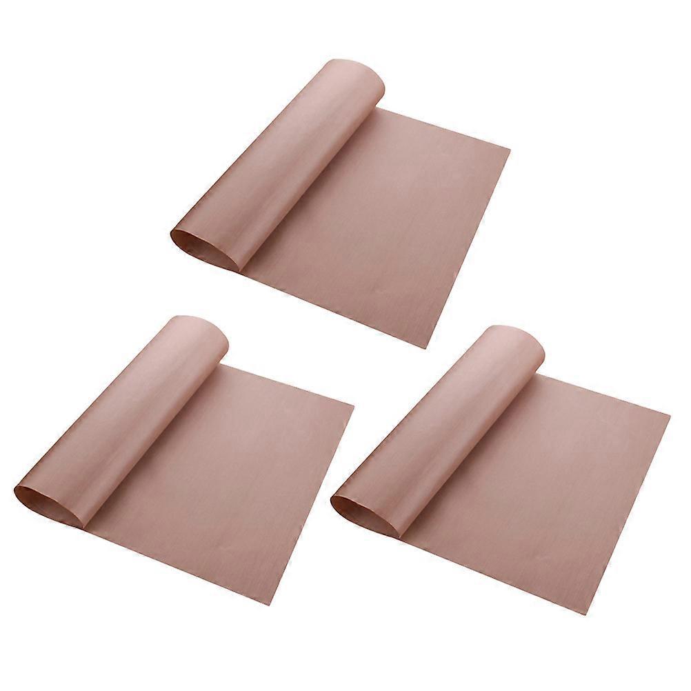 3-teiliges Set Antihaft-backmatten, Hitzebeständig, Back- Und Kochtücher, Küchenzubehör Für Hobbyköche (kaffee - 40 X 50 Cm)-5040cm-coffee