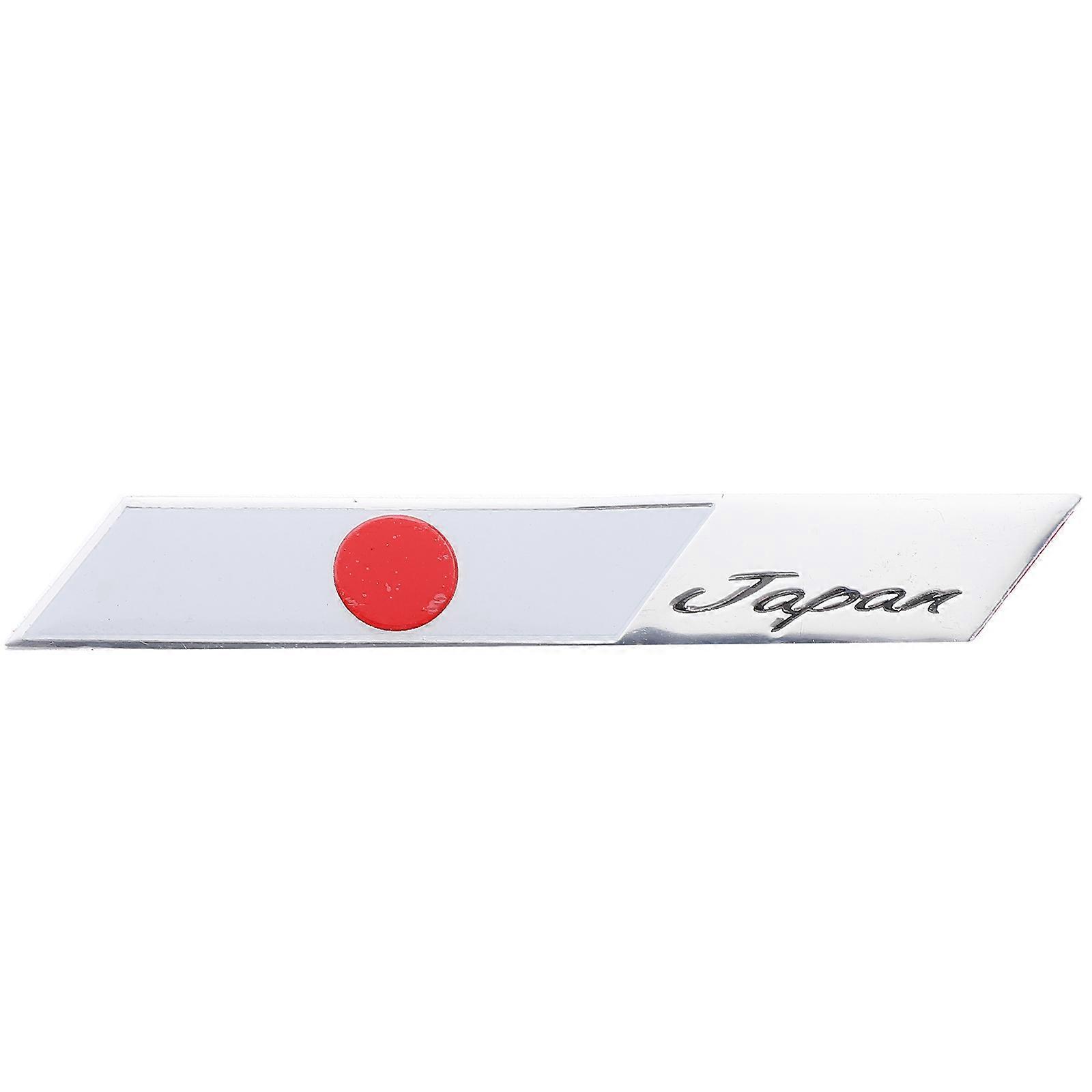 Autoaufkleber Mit Japanischer Metallflagge, Karosserie- Und Stoßstangenaufkleber (nummer 3)
