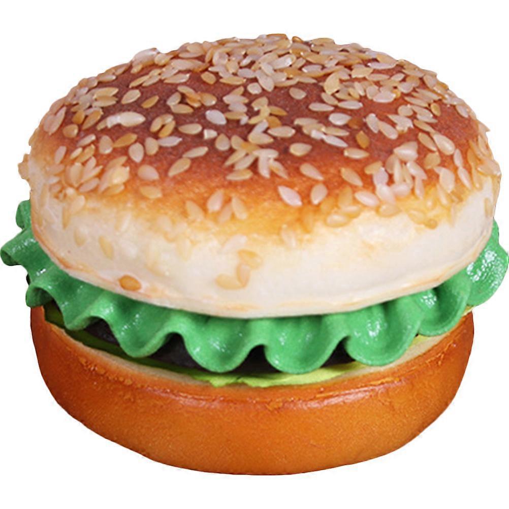 Künstliches Brot-burger-spielzeug, Kuchenladen-brot-requisite, Simulations-lebensmittelmodell-8x8x7cm