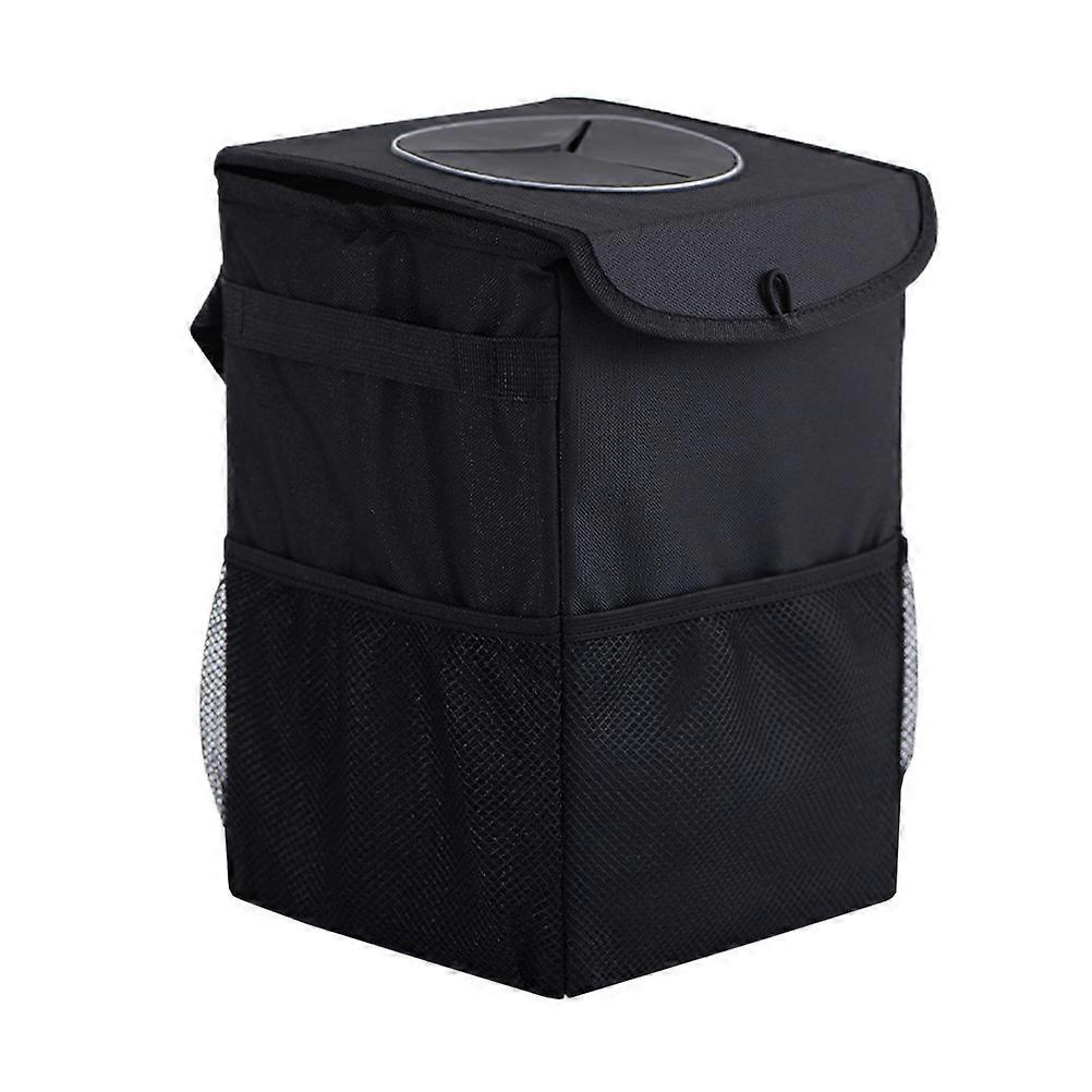 Müllbeutel Auto Mülleimer Autotür Mülleimer Fahrzeug Mülleimer Automatischer Mülleimer Automobil Mülleimer-25x15cm-black