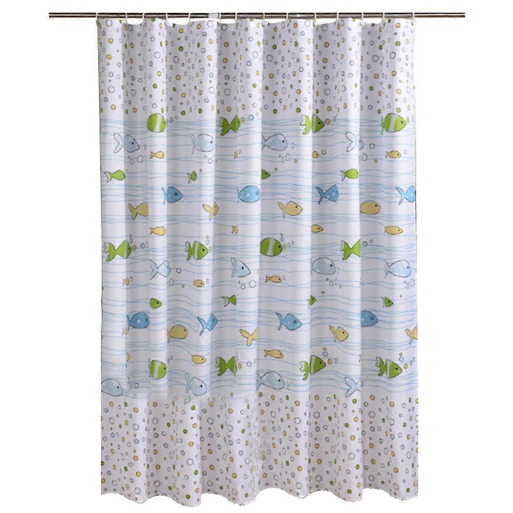 Wasserdichter, Dicker Duschvorhang, Charmanter Duschvorhang, Modischer Badezimmer-dekorationsvorhang Für Badezimmer Und Toilette Mit Schnalle (200 X 180 Cm)-180x200cm