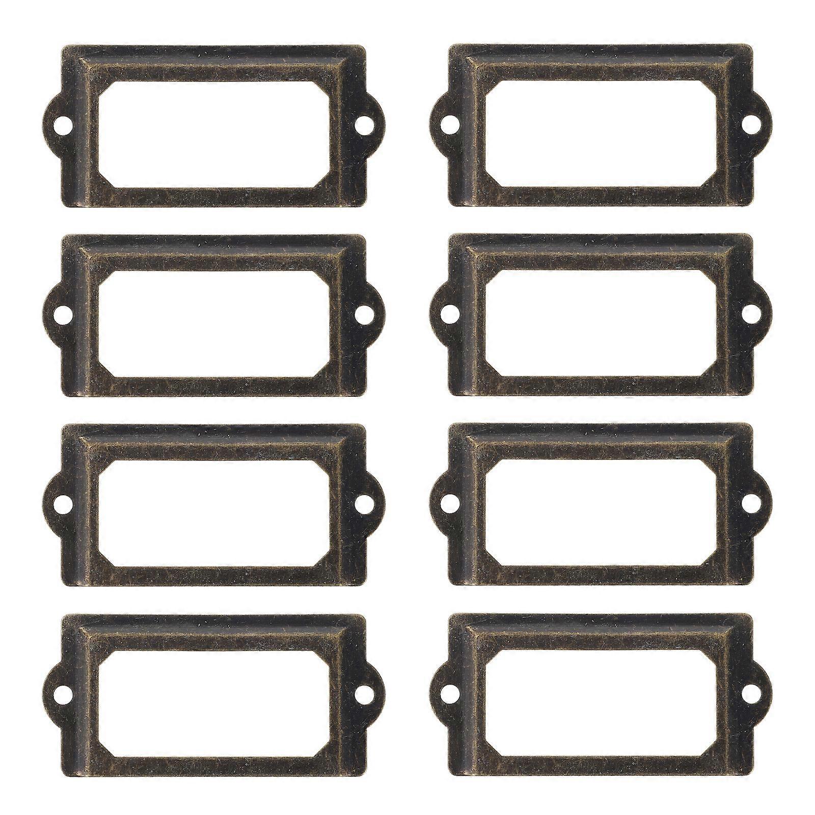 30 Stück Antike Etikettenhalter Für Möbel, Schubladen Und Schränke-7x3.3cm