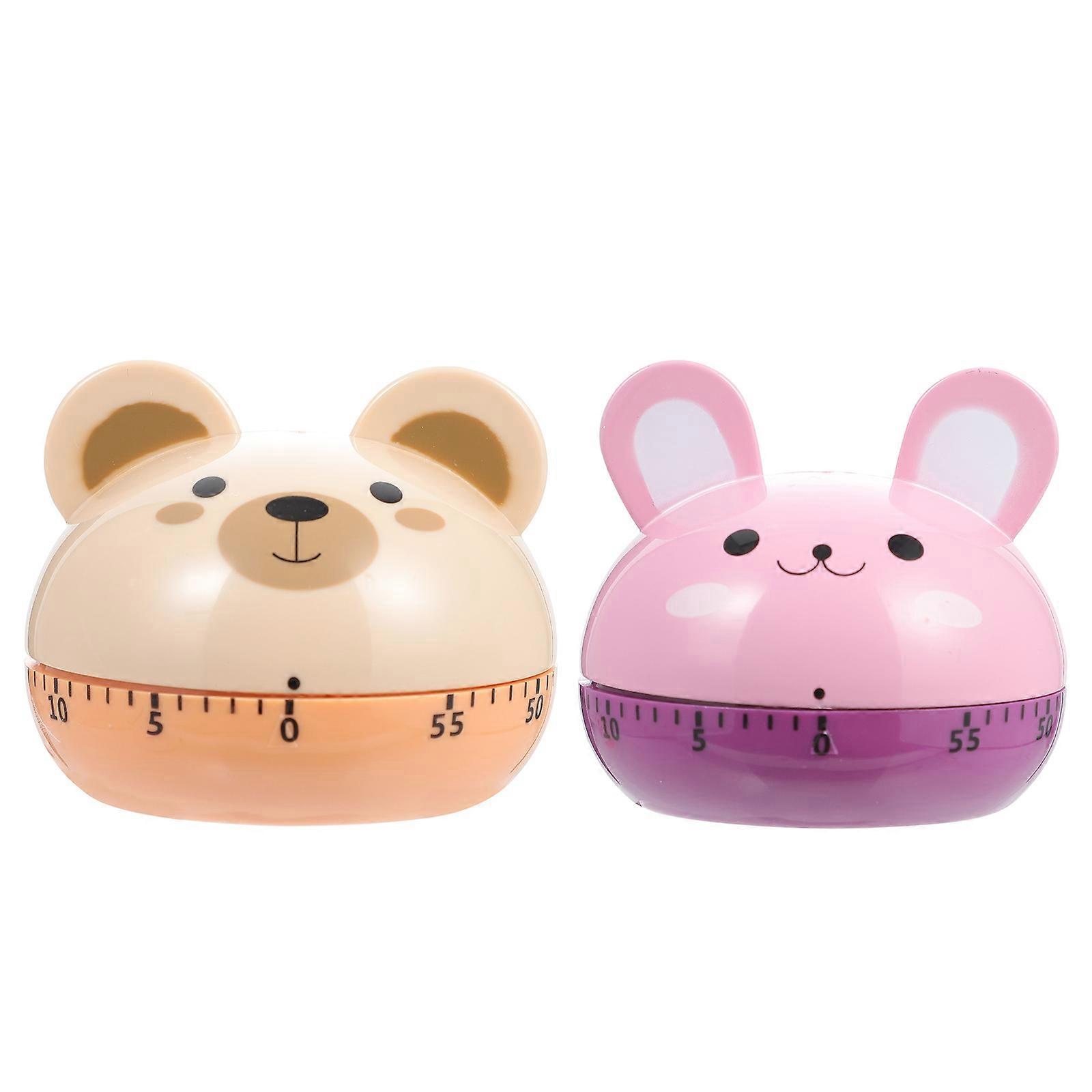 Stück Cartoon-küchentimer, Niedliche Tragbare Kochtimer, Lustige Küchentimer-6.5x6.5x5cm