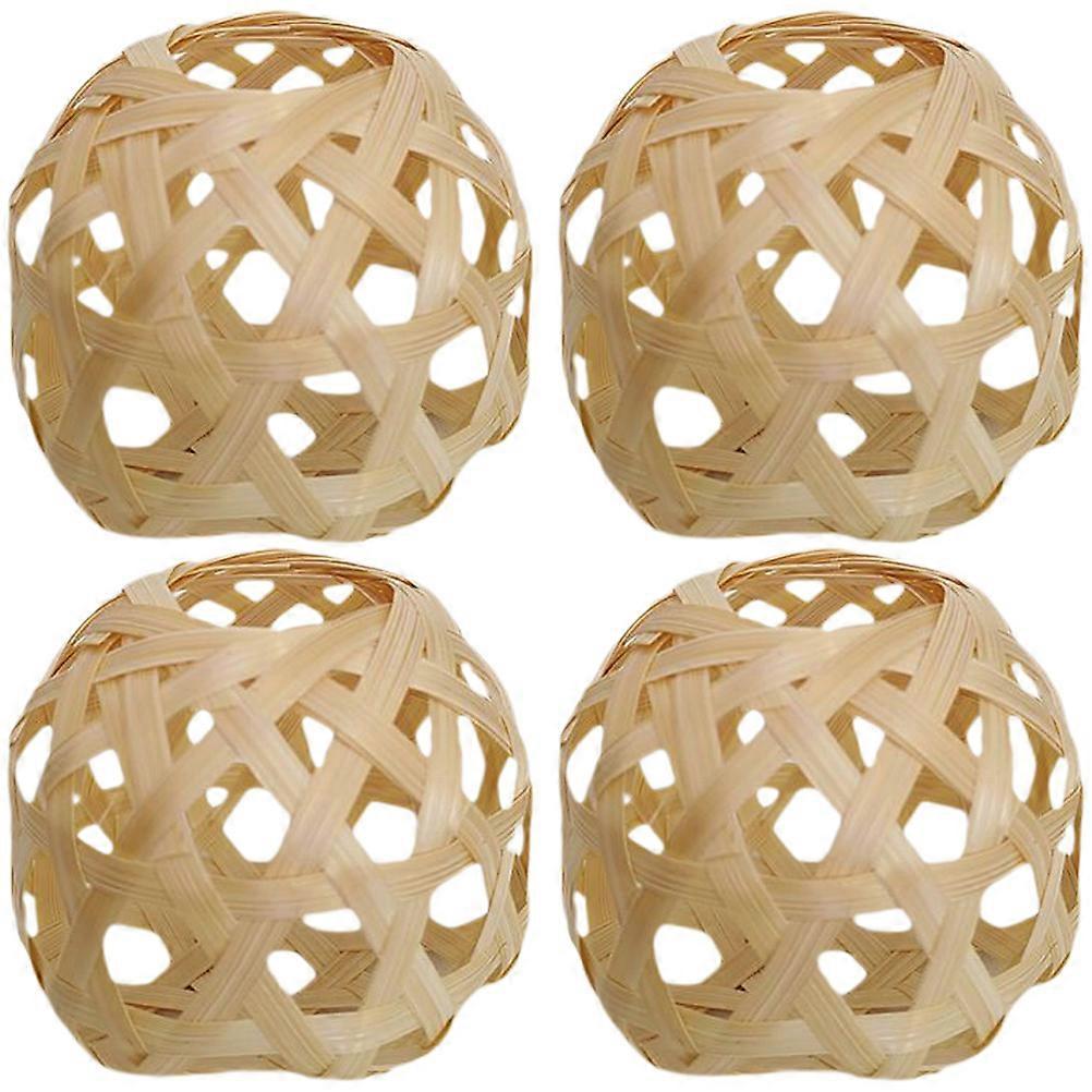 4-teiliges Set: Dekorative Lampenschirme Für Stehlampen, Kronleuchter, Tischlampen Und Weidenruten-6x5cm